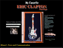 Tablet Screenshot of clapton.ne.jp