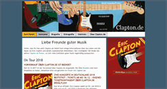 Desktop Screenshot of clapton.de
