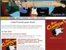 Tablet Screenshot of clapton.de